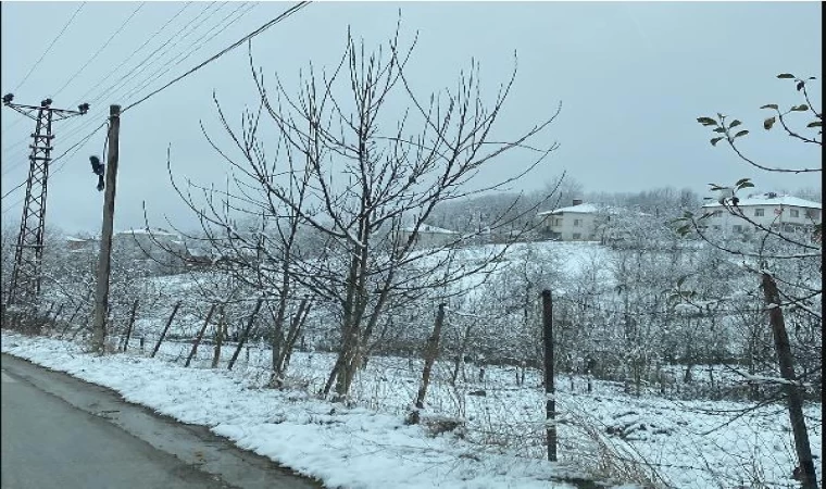 Samsun’un 3 ilçesinde kar yağışı