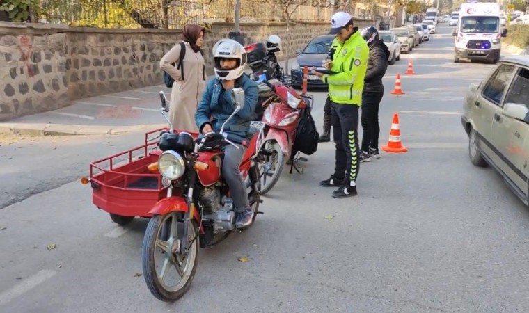 Şanlıurfada 72 motosiklet trafikten men edildi