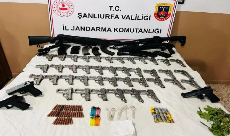 Şanlıurfa’da silah kaçakçılığı operasyonlarında 6 gözaltı