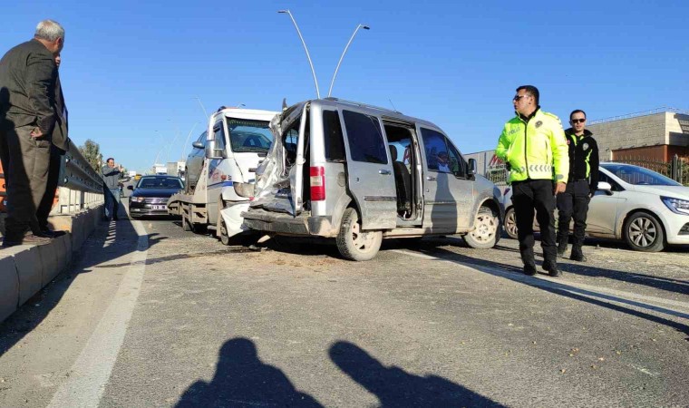 Şanlıurfada zincirleme trafik kazası: 7 yaralı