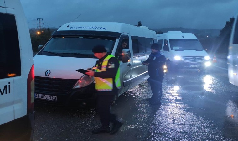 Servis araçlarına ‘şafak denetimi