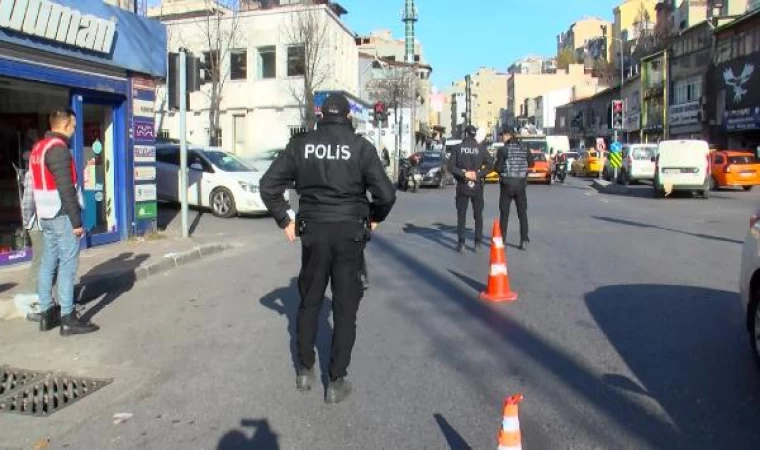 Şişli’de polisten yılbaşı denetimi