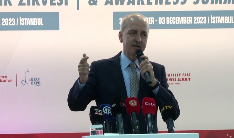 TBMM Başkanı Kurtulmuş Esas engel eli olduğu halde, zalime mani olmamak, mazlumun elinden tutmamaktır