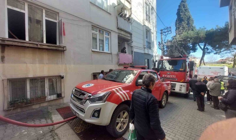 Tekirdağda yangın: 1 çocuk hastaneye kaldırıldı