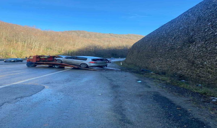 Zonguldakta trafik kazası: 2 yaralı