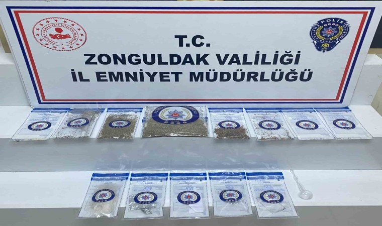 Zonguldakta uyuşturucu operasyonunda 4 kişi tutuklandı