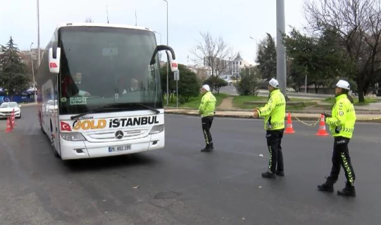 15 Temmuz Demokrasi Otogarı’nda yarıyıl tatili öncesi denetim