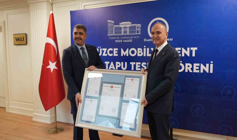 300 dönüm arazi Düzce Belediyesinin oldu