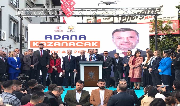 Adana Büyükşehir Belediye Başkan adayı Fatih Mehmet Kocaispire görkemli karşılama