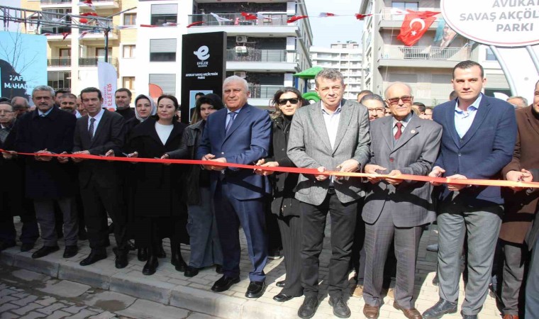 Akçöltekinin adının verildiği park düzenlenen tören ile açıldı