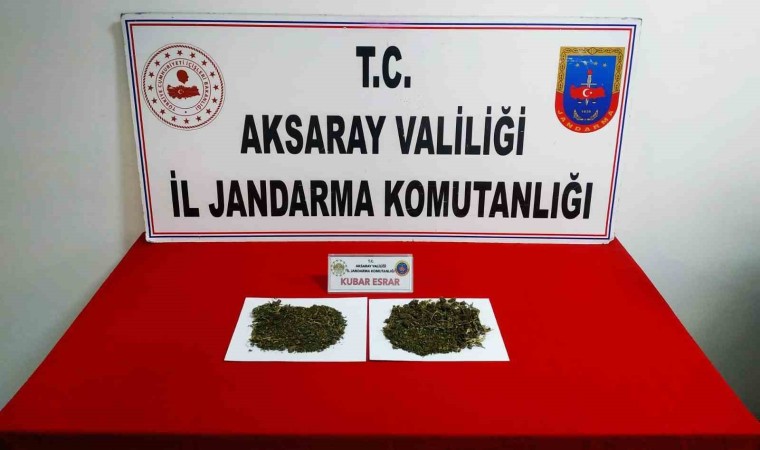 Aksarayda jandarmadan uyuşturucu operasyonu