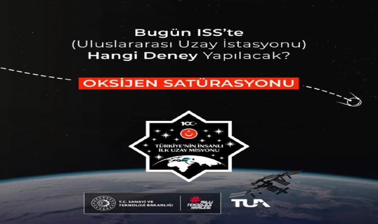 Alper Gezeravcı’dan ISS’de 6’ncı deney