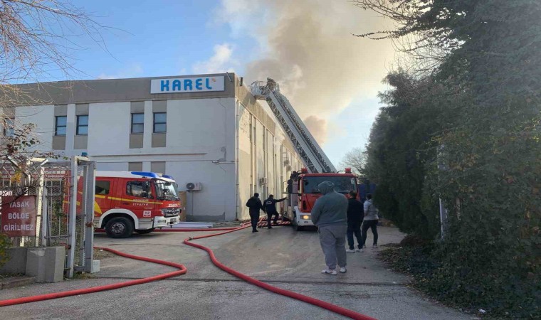 Ankaradaki fabrikada çıkan yangın kontrol atlına alındı