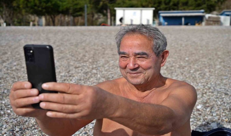 Antalyadan Almanyadaki gurbetçileri kıskandıracak selfie