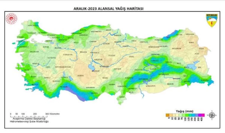 Aralık yağışları yüzde 89 arttı