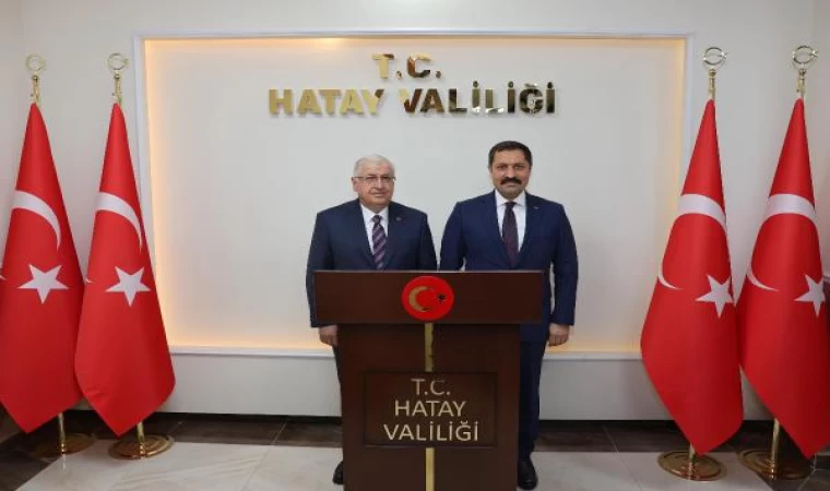 Bakan Güler, Hatay Valiliği’ni ziyaret etti