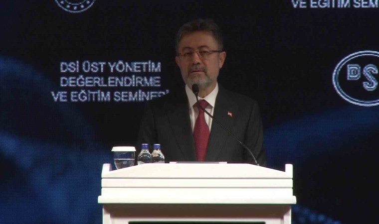 Bakan Yumaklı, “Tarım, sanayi ve enerji sektörlerinin sürdürülebilirliği için suya ihtiyaç var