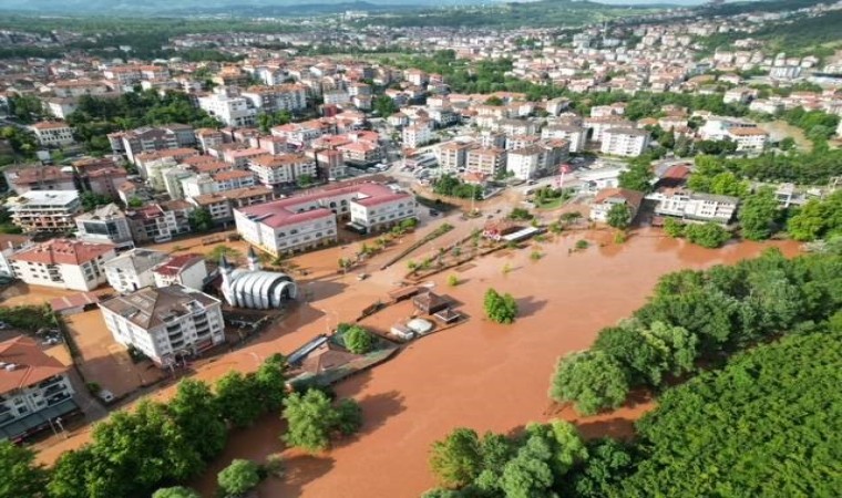 Bartında sele sebep olan yağmur suları artık su kıtlığına çözüm olacak