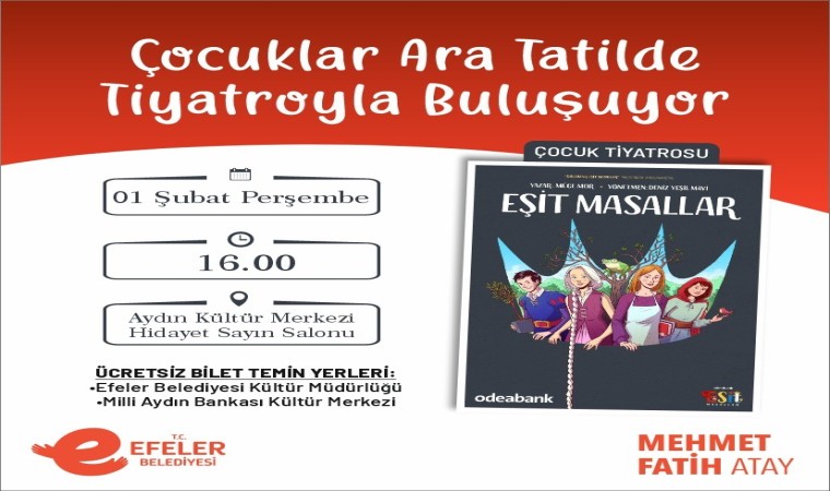 Başkan Atay, yarıyıl tatilinde çocukları tiyatro ile buluşturacak