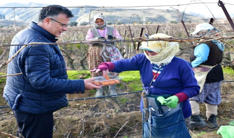 Başkan Öküzcüoğlundan tarım işçilerine ziyaret