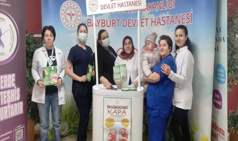 Bayburtta kadınlara serviks kanseri hakkında bilgiler verildi