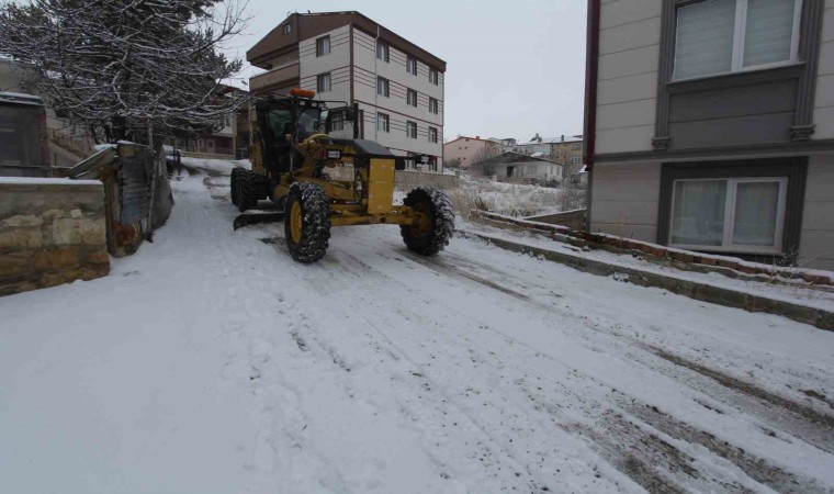 Bayburtta karla mücadele çalışması