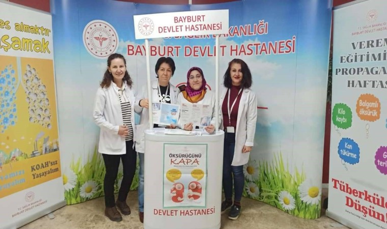 Bayburtta vatandaşlar verem hakkında bilgilendirildi