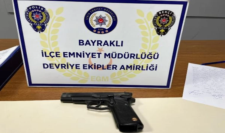 Bayraklı’da silahlı kavgada 2 kişiyi yaralayan şüpheli yakalandı