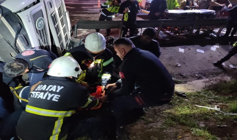 Belende ağır tonajlı araç kazası: 1 yaralı