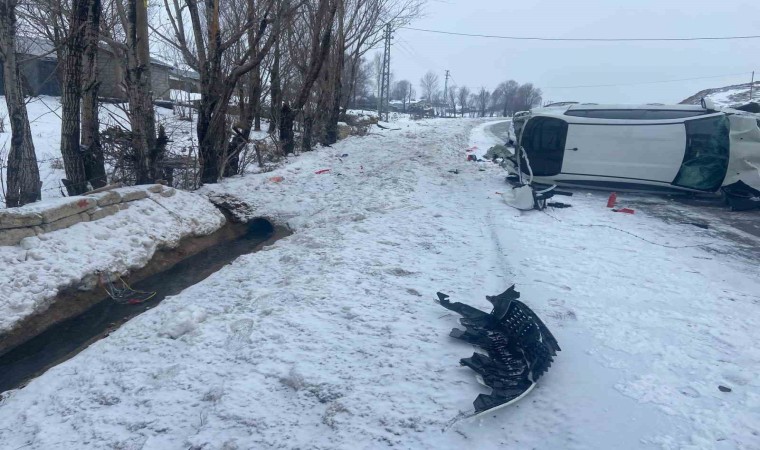 Bingölde kaza: 1 yaralı