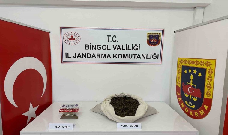 Bingölde uyuşturucu operasyonu: 2 gözaltı