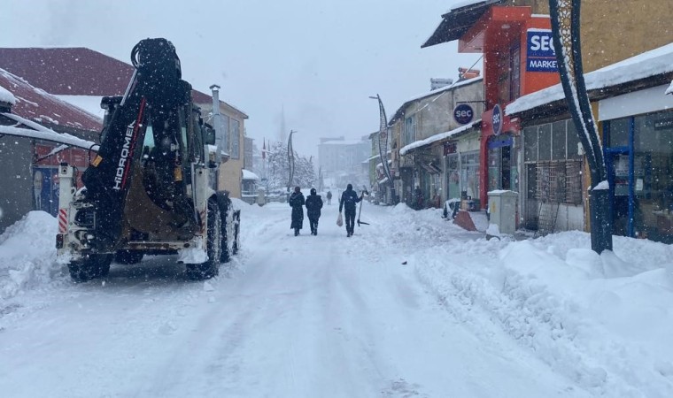 Bingölde yeni yılın ilk karı yağdı