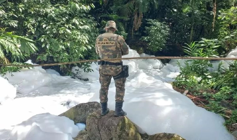 Brezilya’da litrelerce sülfonik asit dereye döküldü