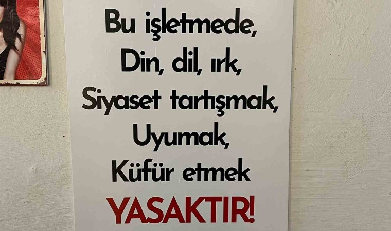 Bu çay ocağında siyaset, tartışmak ve uyumak yasak