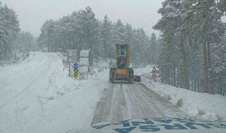 Bursada 56 mahallede kar mesaisi