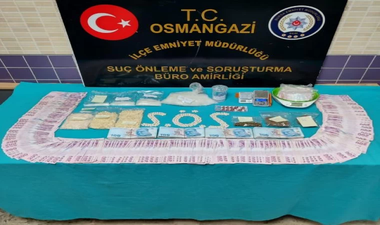 Bursa’da uyuşturucu operasyonu; 3 gözaltı