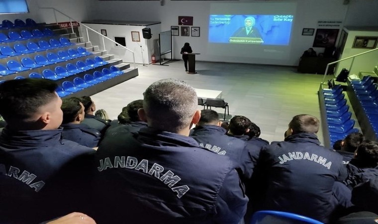 Çanakkalede askerlere su ve gıda israfı konusunda eğitim verildi