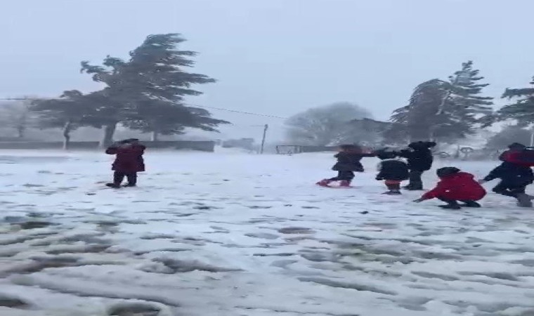 Çanakkalede okullara kar tatili