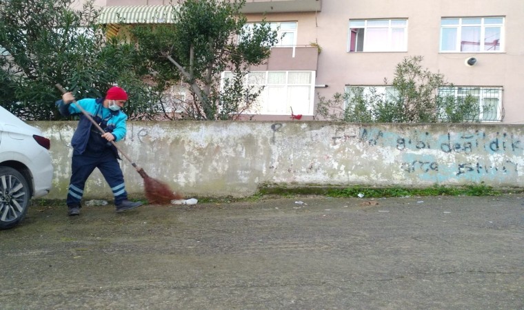 Çınarlıda temizlik mesaisi