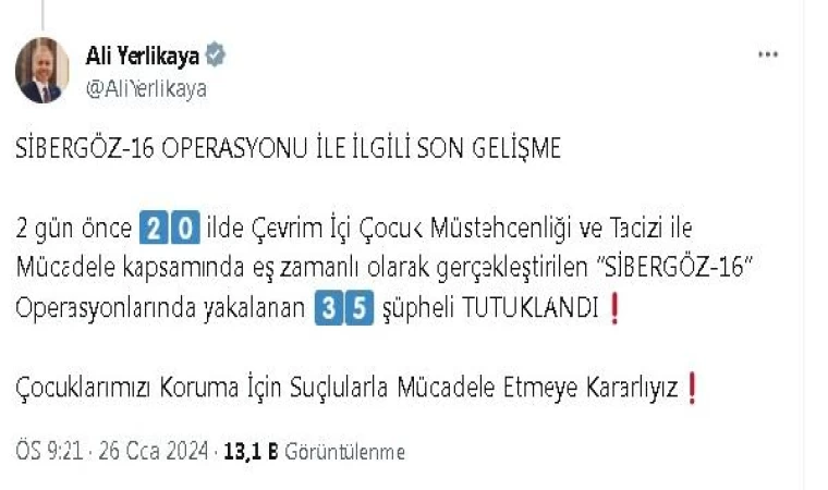 Çocuk müstehcenliği soruşturmasında 35 şüpheli adliyede (3)