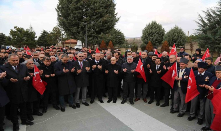 Çorumda şehitler için dua