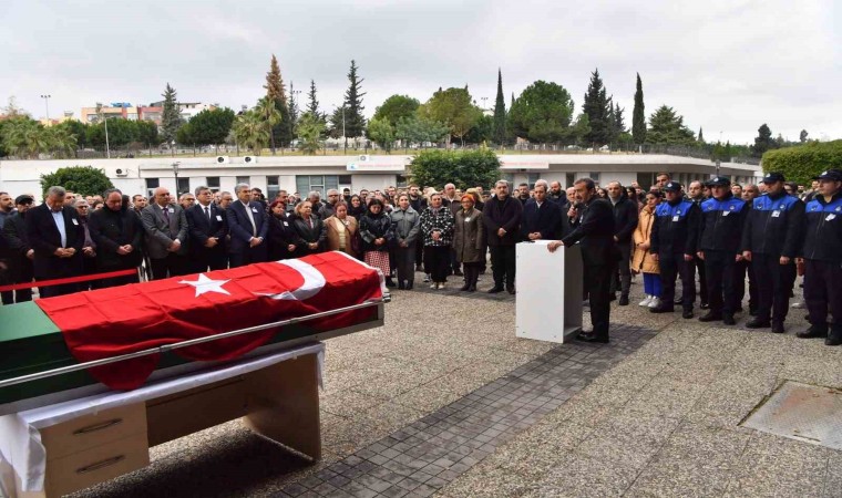 Çukurova Belediyesinde vefat eden zabıta müdürü için tören düzenlendi