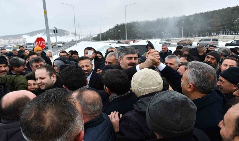 Cumhur İttifakının adayı Yunus Baydara coşkulu karşılama