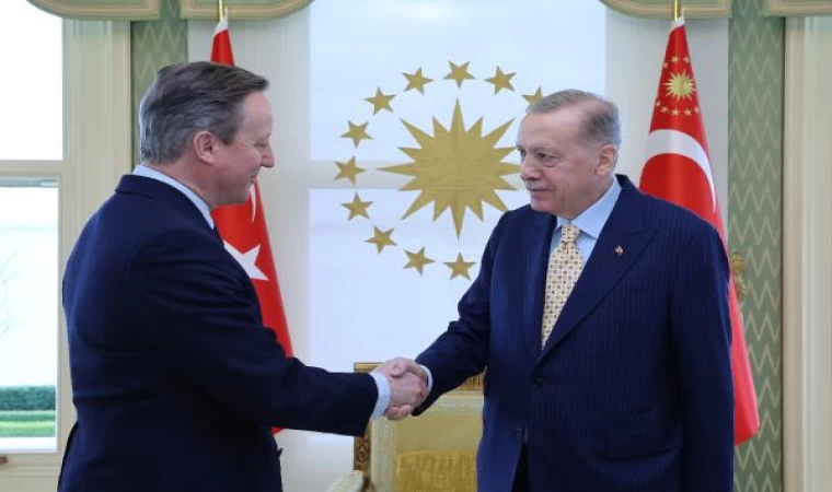 Cumhurbaşkanı Erdoğan, Cameron’u kabul etti