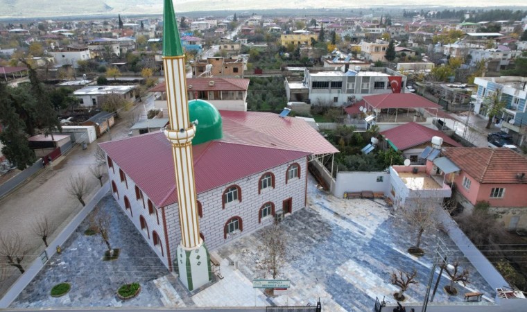 Depremde yıkılan camideki yüzde 25lik sapma yeni camide düzeltildi