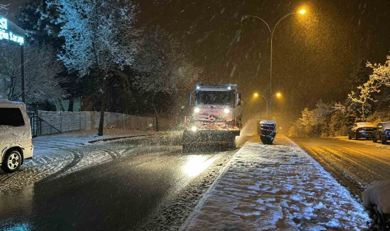 Düzcede kar yağışı başladı