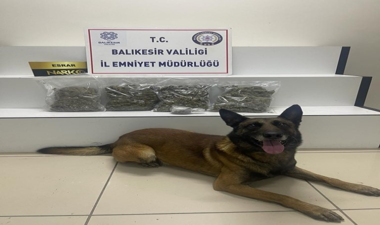 Edremitte 2 kilo 118 gram uyuşturucu ele geçirildi