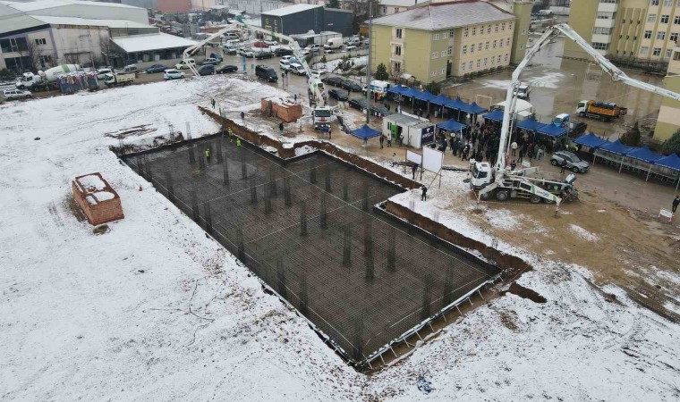 EMKO Sanayi Sitesine yapılacak kreşin temeli atıldı