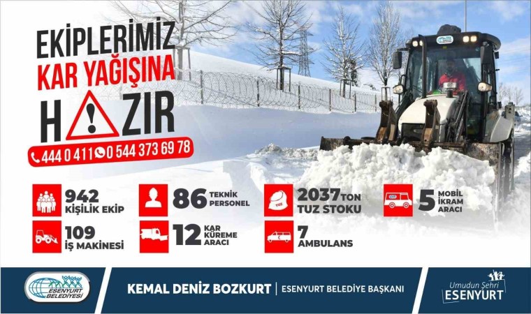 Esenyurt kışa hazır