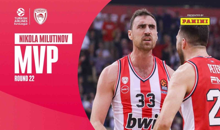 Euroleaguede haftanın oyuncusu Nikola Milutinov oldu